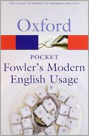 Pocket Fowler's Modern English Usage - ALLEN,R