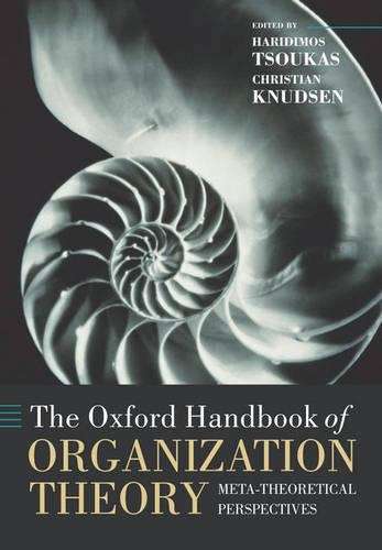The Oxford Handbook of Organization Theory - TSOUKAS,H