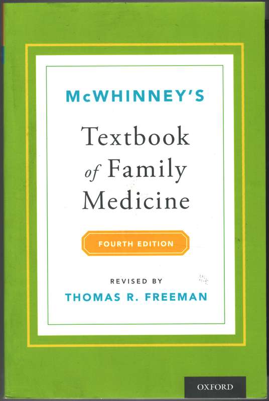 McWhinney's Textbook of Family Medicine - Thomas R. Freeman