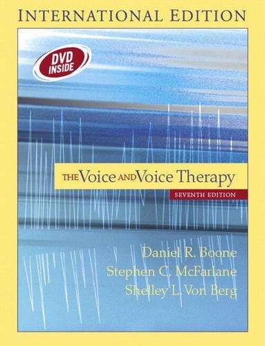 The Voice and Voice Therapy - Daniel R. Boone