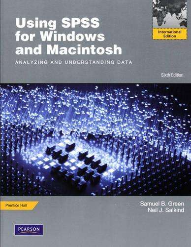 Using SPSS for Windows and Macintosh - Samuel B. Green