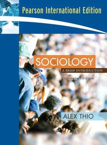 Sociology - Alex Thio
