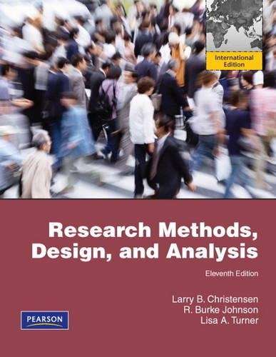 Research Methods Design and Analysis - Larry B. Christensen