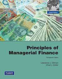 PRINCIPLES OF MANAGERIAL FINANCE - GITMAN