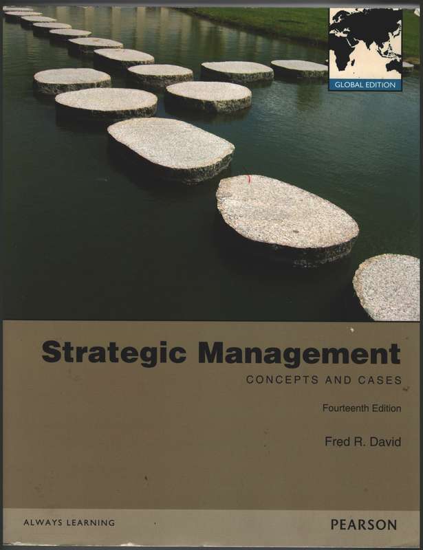 STRATEGIC MANAGEMENT CON & CASES 14 - DAVID,F