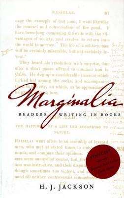 MARGINALIA READERS WRITING IN BOOKS SECONDHAND - JACKSON,H
