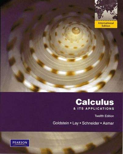 Calculus and Its Applications - Larry Joel Goldstein