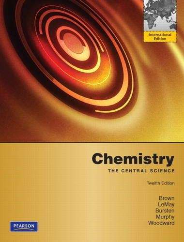 CHEMISTRY THE CENTRAL SCIENCE ZOOP SECONDHAND - BROWN,T
