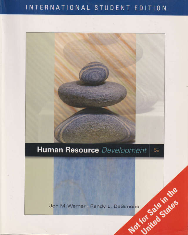 Human Resource Development - Jon M. Werner