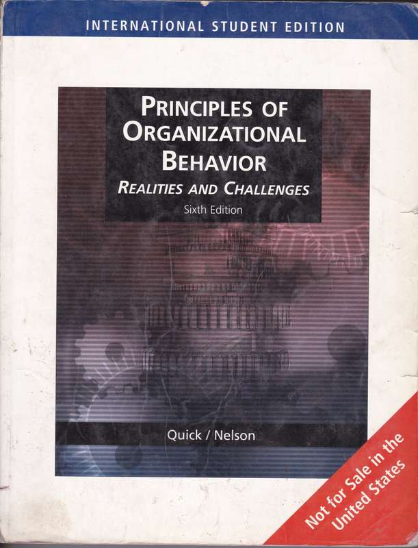 PRINCIPLES OF ORGANIZATIONAL BEHA SECONDHAND - NELSON,Q