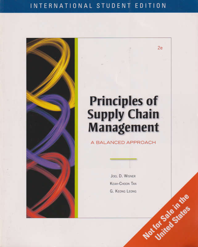 Principles of Supply Chain Management: With Infotrac and CD-Rom - Joel D. Wisner