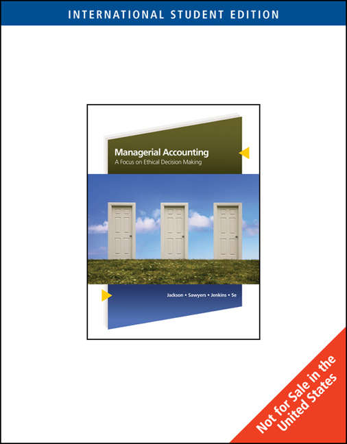 Managerial Accounting - Roby Sawyers