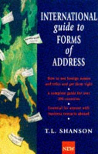International Guide to Forms of Address - T.L. Shanson