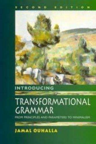 INTRODUCING TRANSFORMATIONAL GRAMMAR SECONDHAND - OUHALLA,J