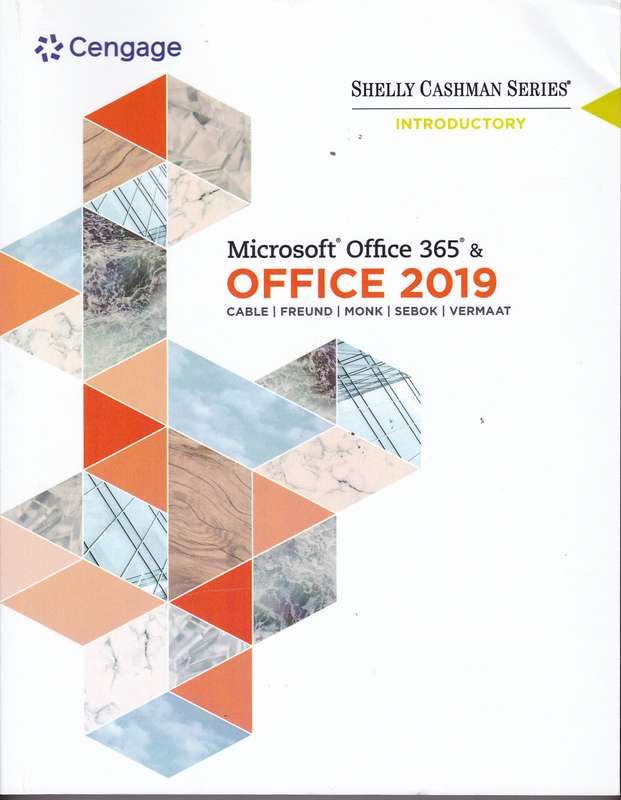 SHELLY CASHMAN MS OFFICE 365 2019 SECONDHAND - CABLE