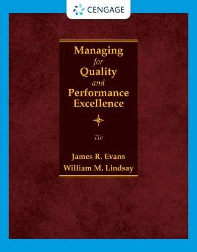 Managing for Quality and Performance Excellence - James Evans