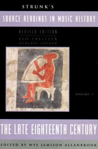 Strunk's Source Readings in Music History - ALLANBROOK,W
