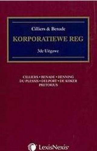 Korporatiewe Reg - H.S. Cilliers