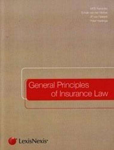 General Principles of Insurance Law - M.F.B. Reinecke