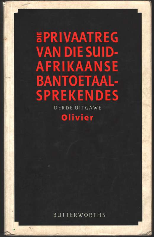 PRIVAATREG BANTOETAALSPREKENDES THIRD 2H SECONDHAND - OLIVIER