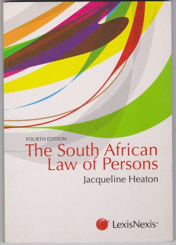 SA LAW OF PERSONS SECONDHAND - HEATON