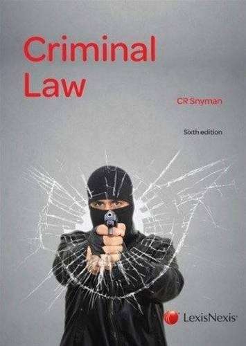Criminal law - SNYMAN,CR