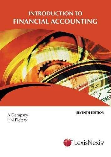 INTRO TO FINANCIAL ACCOUNTING SECONDHAND - DEMPSEY,A