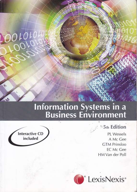 INFO SYSTEMS IN A BUSINESS ENVIRONMENT SECONDHAND - WESSELS,P