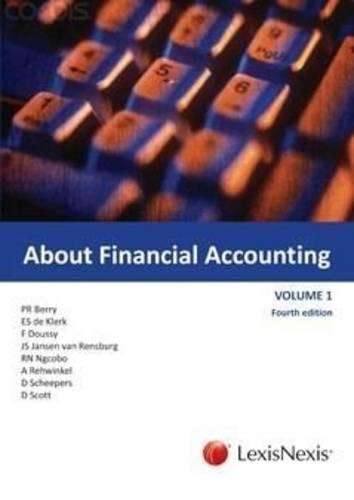 ABOUT FINANCIAL ACC V 1 ZOOP SECONDHAND - BERRY,P