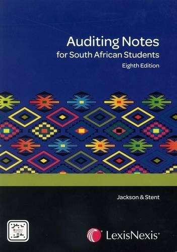 AUDITNOTES FOR SA STUDENTS 8ED 2H SECONDHAND - JACKSON