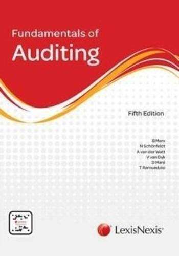 Fundamentals of Auditing - MARX