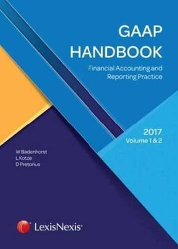 Gaap Handbook 2017 - Financial Accounting and Reporting Practice : V - Denise Pretorius