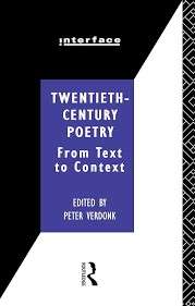 20TH CENT POETRY FROM TEXT TO CONTENT SECONDHAND - VERDONK,P
