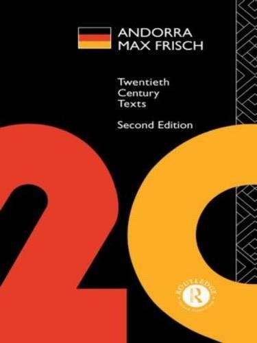 ANDORRA MAX FRISCH SECONDHAND - HUTCHISON