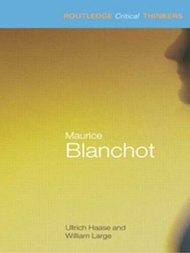 Maurice Blanchot - Ullrich Haase