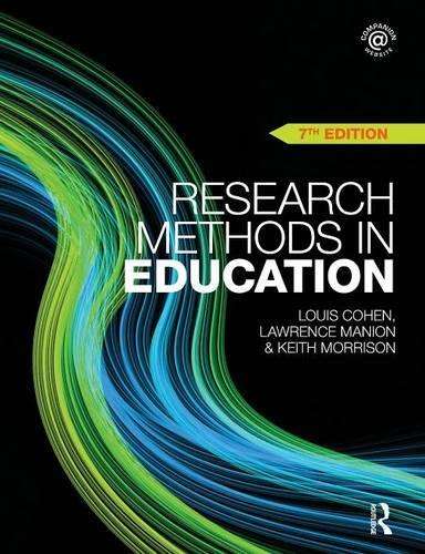 Research Methods in Education - Louis Cohen