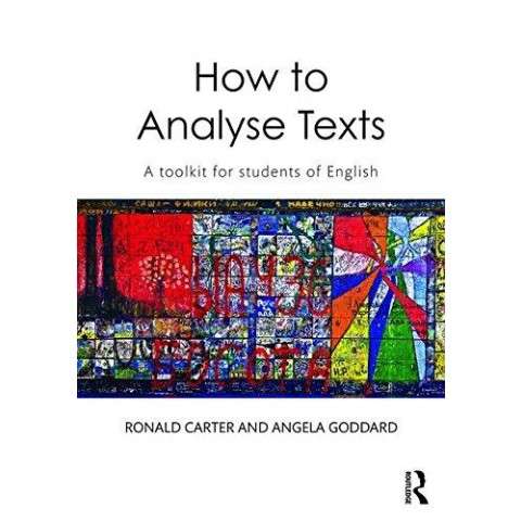 HT ANALYSE TEXTS A TOOLKIT FOR STUDENTS SECONDHAND - CARTER,R
