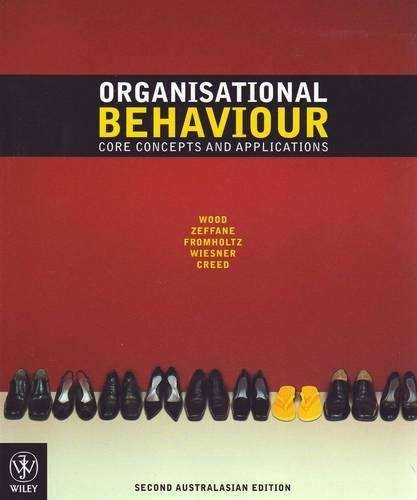Organisational Behaviour - Jack Maxwell Wood