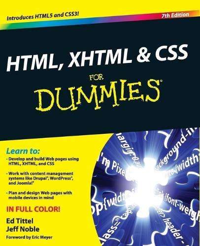 HTML XHTML and CSS For Dummies - Ed Tittel