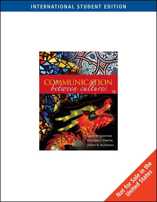 Communication Between Cultures International Edition - Larry A. Samovar