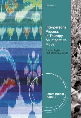 Interpersonal Process in Therapy - Edward Teyber