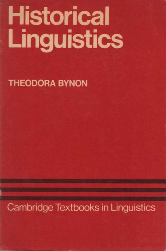 HISTORICAL LINGUISTICS SC 2H SECONDHAND - BYBIB,T