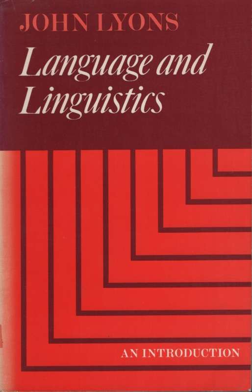 Language and Linguistics: An Introduction, Second-hand SECONDHAND - John Lyons