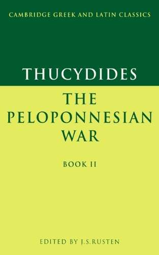 Cambridge Greek and Latin Classics: Thucydides: The Peloponnesian Wa - Thucydides
