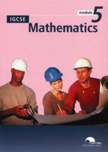 Cambridge Open Learning Project in South Africa: IGCSE Mathematics M - University of Cambridge Loca