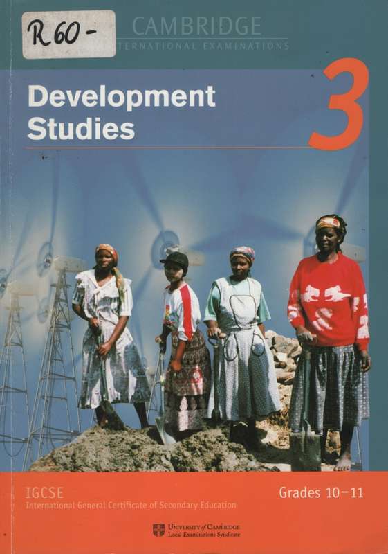 DEVELOPMENT STUDIES THREE GR10 11 IGCSE SECONDHAND - JONES