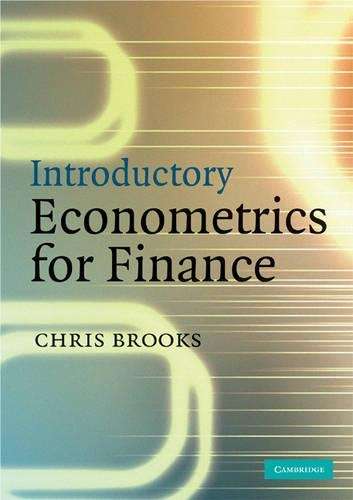 Introductory Econometrics for Finance - Chris Brooks