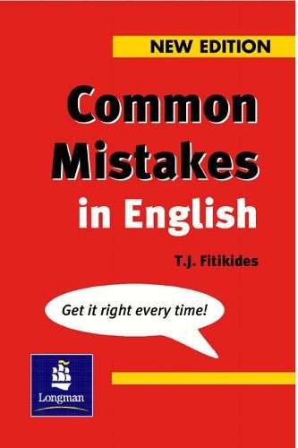 Common Mistakes in English New Edition - T. J. Fitikides