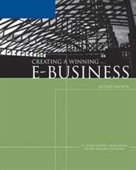 CREATING A WINNING E BUSINESS 2ED 2H SECONDHAND - NAPIER,HA