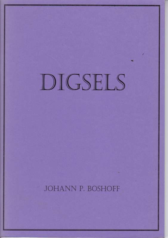 DIGSELS N LEWE IN VERSVORM - BOSHOFF,J